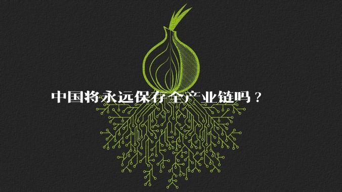 中国将永远保存全产业链吗?